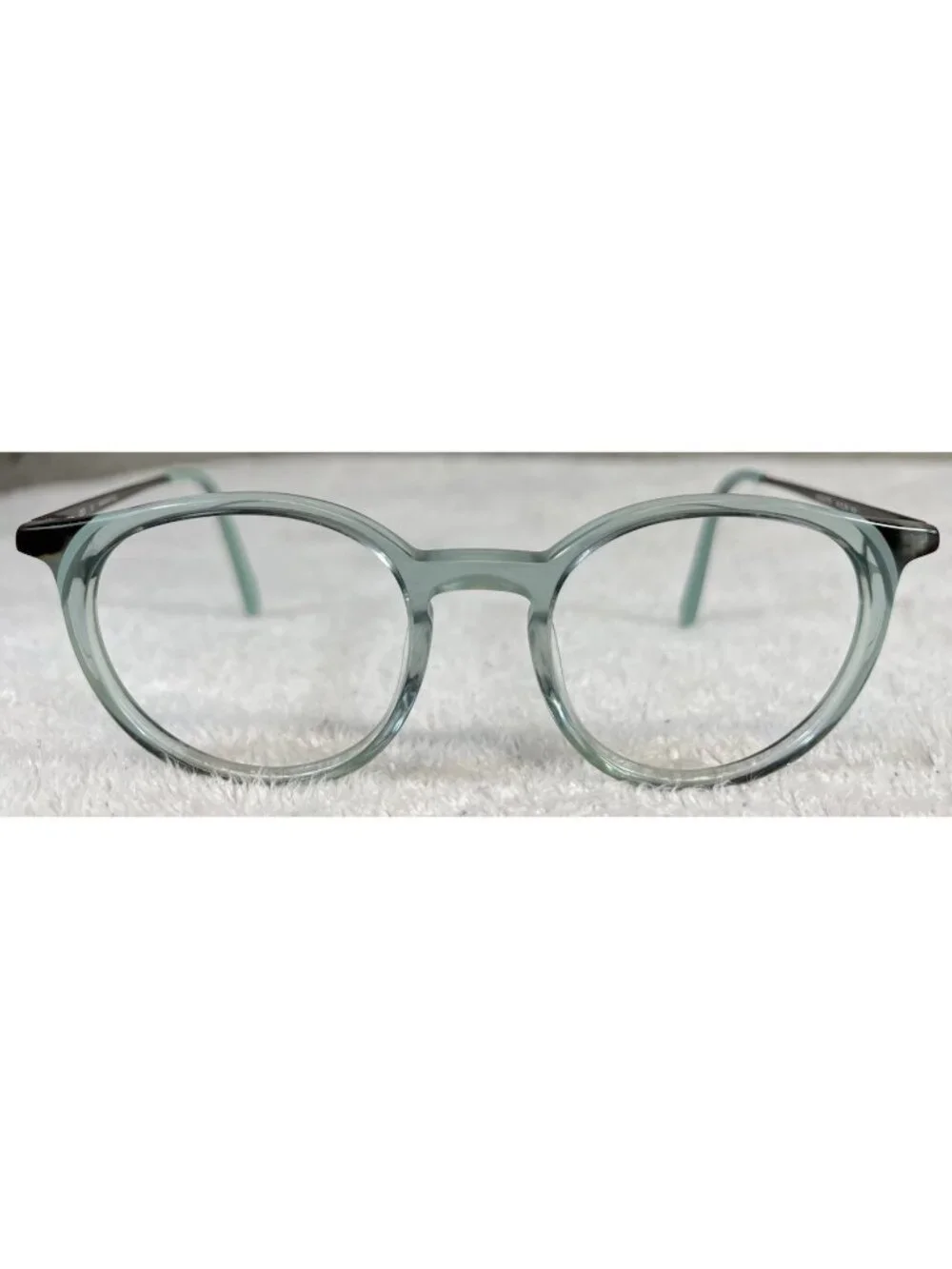 OGI Hugs/373 Women’s Crystal Turquoise Gunmetal Oval Eyeglasses Frames 46-20-140